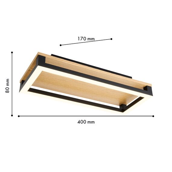 F-Promo 4434-1C, потолочный светильник, L400xW170xH80, LEDx18W, 1900LM, 4000K, included, изображение 3