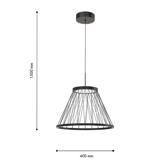 Favourite 4633-4P, подвес, D400xH400/1500, LEDx12W, 370LM, 4000K, included, изображение 3