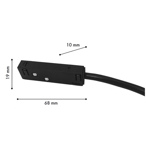 Favourite 1012-CB-001, проводной коннектор, L68xW10xH19, 48V, IP20, изображение 2