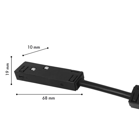 Favourite 1012-CB-003, проводной коннектор, L68xW10xH19, 48V, IP20, изображение 2