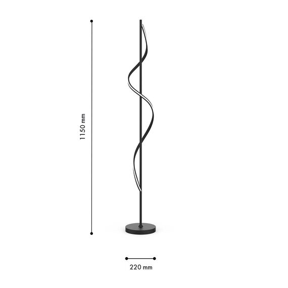 F-Promo 4180-1F, напольный светильник, D220xH1500, LEDx20W, 1740LM, 4000K, included, изображение 2
