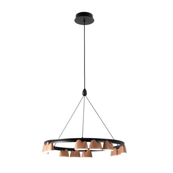 Favourite 4266-12P, подвесная люстра, D600xH250/1610, LEDx55W, 2400LM, 4000K, included