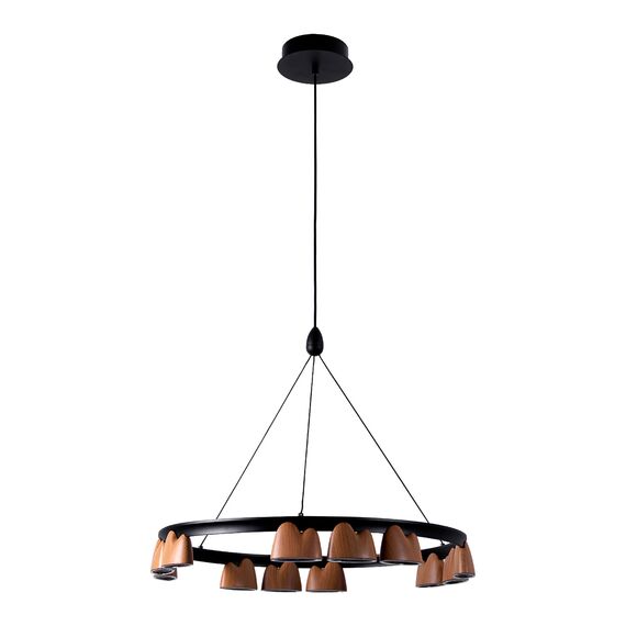 Favourite 4266-12P, подвесная люстра, D600xH250/1610, LEDx55W, 2400LM, 4000K, included, изображение 2