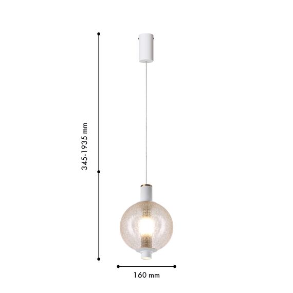 Favourite 4314-1P, подвес, D160xH345/1935, LEDx9W, 650LM, 4000K, CRI>90, included, изображение 2