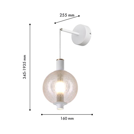 Favourite 4314-1W, настенный светильник, D255xW160xH380/600, LEDx9W, 650LM, 4000K, CRI>90, included, изображение 2