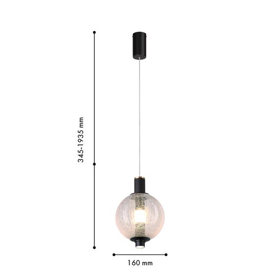 Favourite 4315-1P, подвес, D160xH345/1935, LEDx9W, 650LM, 4000K, CRI>90, included, изображение 2