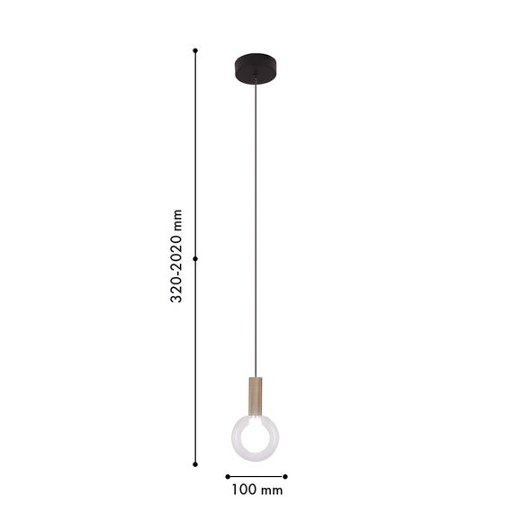 Favourite 4378-1P, подвес, D100xH320/2020, LEDx3W, 195LM, 4000K, CRI>90, included, изображение 2