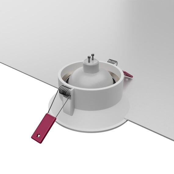 Favourite 4523-1C, врезной светильник, D86xH39, cutout:D75, 1xGU10x35W, IP20, excluded, изображение 3