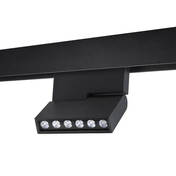 NOVOTECH 358628 SHINO NT21 065 черный Трековый низковольтный Светильник диммируемый с ДУ, со сменой цв.температуры IP20 LED 3000~6500К 12W 48V FLUM, изображение 5