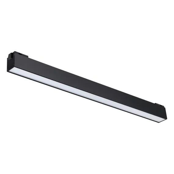NOVOTECH 358518 SHINO NT21 082 черный Трековый светильник для низковольного шинопровода IP20 LED 4000K 24W 48V KIT