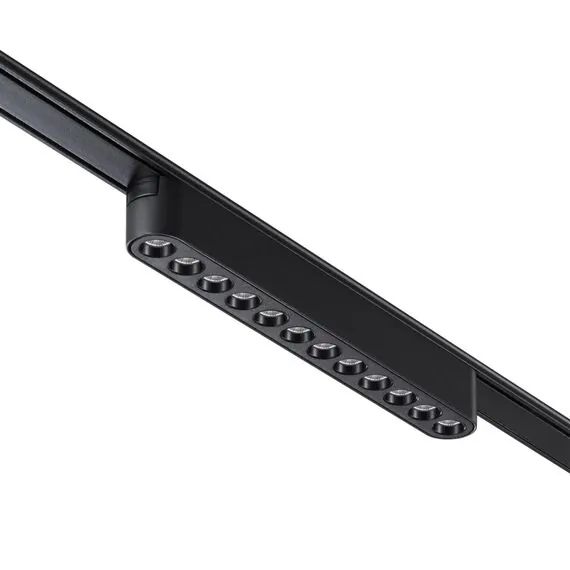 NOVOTECH 359242 SHINO NT23 047 черный Трековый светильник для низковольтного шинопровода IP20 LED 12W 48V 1140Лм 3000К SMAL, изображение 7