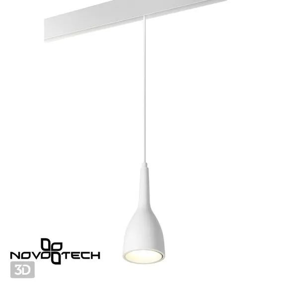 NOVOTECH 358550 SHINO NT21 049 белый Трековый светильник для низков. шинопровода, длина провода 1м IP20 LED 4000K 12W 48V FLUM, изображение 5