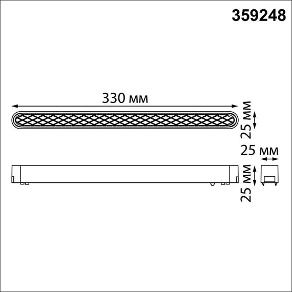 NOVOTECH 359248 SHINO NT23 047 черный Трековый светильник для низковольтного шинопровода IP20 LED 18W 48V 1080Лм 3000К SMAL, изображение 2