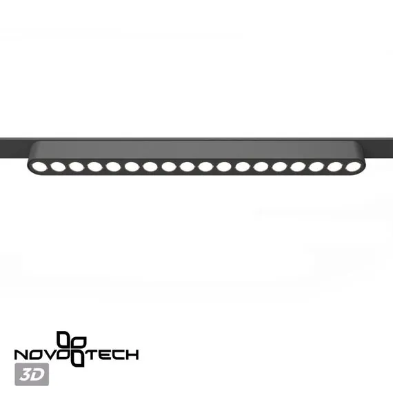 NOVOTECH 359244 SHINO NT23 047 черный Трековый светильник для низковольтного шинопровода IP20 LED 18W 48V 1710Лм 3000К SMAL, изображение 4