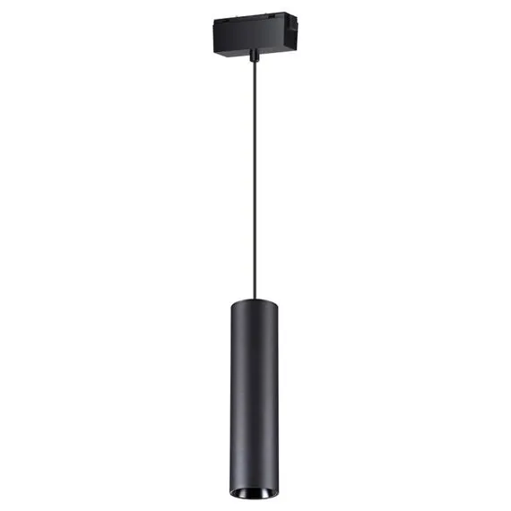 NOVOTECH 358530 SHINO NT21 083 черный Трековый светильник для низковольного шинопровода, длина провода 1м IP20 LED 4000K 15W 48V KIT