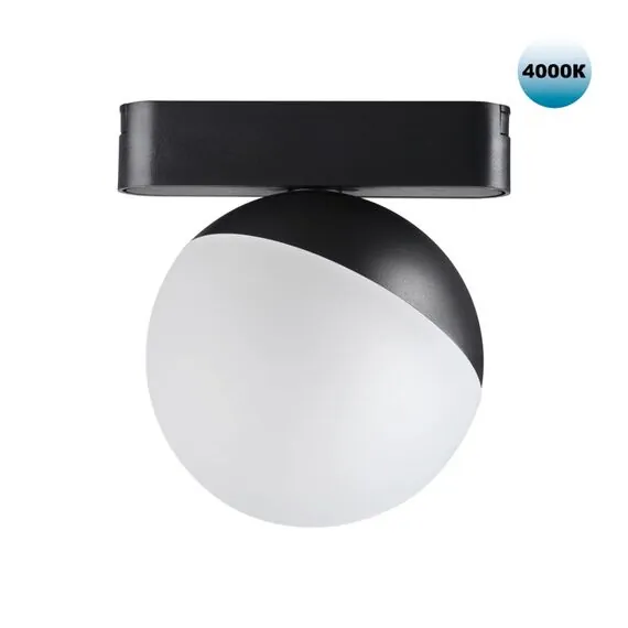 NOVOTECH 359096 SHINO NT23 052 черный Трековый светильник для низков. шинопровода IP20 LED 4000K 10W 48V 800Лм SMAL