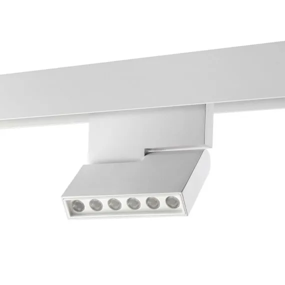 NOVOTECH 358627 SHINO NT21 065 белый Трековый низковольтный Светильник диммируемый с ДУ, со сменой цв.температуры IP20 LED 3000~6500К 12W 48V FLUM, изображение 4