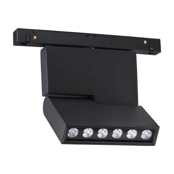 NOVOTECH 358467 SHINO NT20 076 черн Трековый светильник для низков. шинопровода IP20 LED 4000К 12W 48V FLUM
