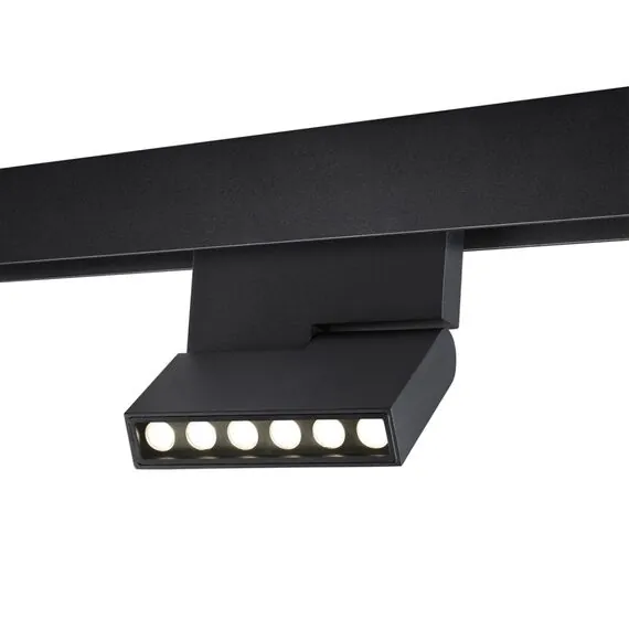 NOVOTECH 358628 SHINO NT21 065 черный Трековый низковольтный Светильник диммируемый с ДУ, со сменой цв.температуры IP20 LED 3000~6500К 12W 48V FLUM, изображение 4