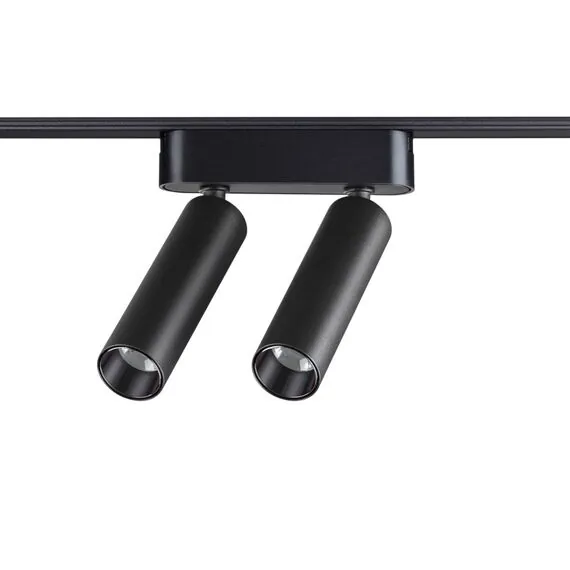 NOVOTECH 359086 SHINO NT23 048 черный Трековый светильник для низков. шинопровода IP20 LED 4000K 2*7W 48V 1260Лм SMAL, изображение 6