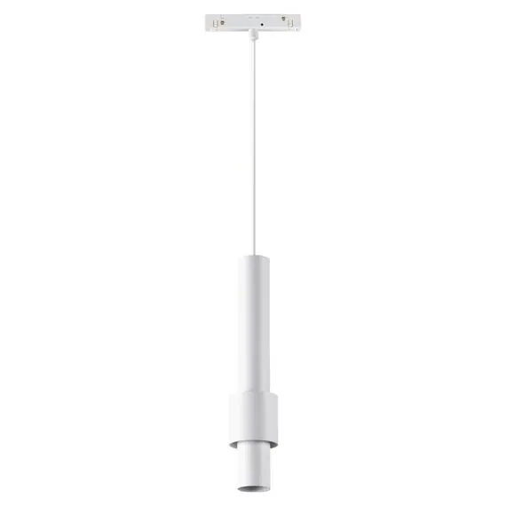 NOVOTECH 358552 SHINO NT21 049 белый Трековый светильник для низков. шинопровода, длина провода 1м IP20 LED 4000K 12W 48V FLUM