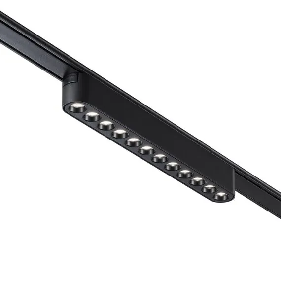 NOVOTECH 359076 SHINO NT23 047 черный Трековый светильник для низковольтного шинопровода IP20 LED 12W 48V 4000K 1140Лм SMAL, изображение 4