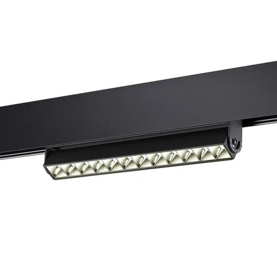 NOVOTECH 358543 SHINO NT21 072 черный Трековый светильник для низковольного шинопровода IP20 LED 4000K 12W 48V FLUM, изображение 4