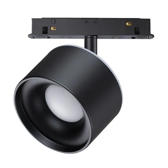 NOVOTECH 358980 SHINO NT22 071 черный Трековый светильник для низковольного шинопровода с переключ. цв. температуры IP20 LED 3000К\4000К\6000К 12W вниз + 3W вв, изображение 6