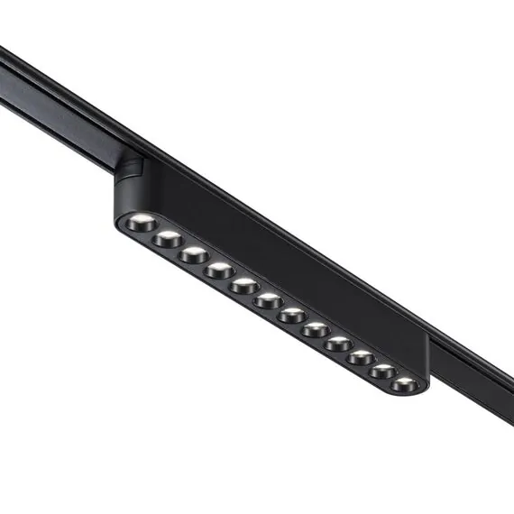 NOVOTECH 359242 SHINO NT23 047 черный Трековый светильник для низковольтного шинопровода IP20 LED 12W 48V 1140Лм 3000К SMAL, изображение 4