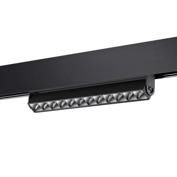 NOVOTECH 358543 SHINO NT21 072 черный Трековый светильник для низковольного шинопровода IP20 LED 4000K 12W 48V FLUM, изображение 6