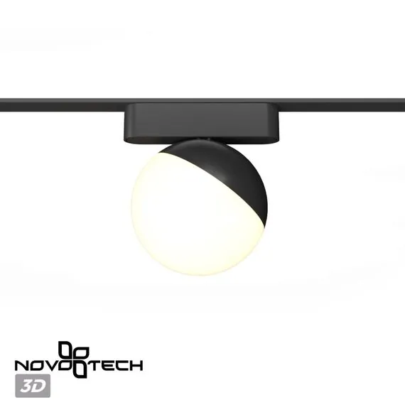 NOVOTECH 359262 SHINO NT23 052 черный Трековый светильник для низковольтного шинопровода IP20 LED 10W 48V 800Лм 3000К SMAL, изображение 6