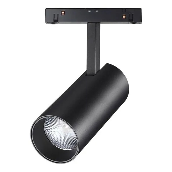 NOVOTECH 358424 SHINO NT20 074 черн Трековый светильник для низков. шинопровода IP20 LED 4000K 20W 48V FLUM