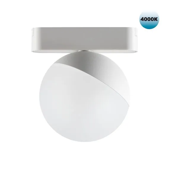 NOVOTECH 359097 SHINO NT23 052 белый Трековый светильник для низков. шинопровода IP20 LED 4000K 10W 48V 800Лм SMAL