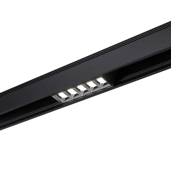 NOVOTECH 358523 SHINO NT21 082 черный Трековый светильник для низковольного шинопровода IP20 LED 4000K 10W 48V KIT, изображение 4