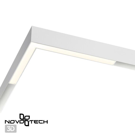 NOVOTECH 358605 SHINO NT21 075 белый Трековый светильник для низковольного шинопровода IP20 LED 4000K 24W 48V FLUM, изображение 6
