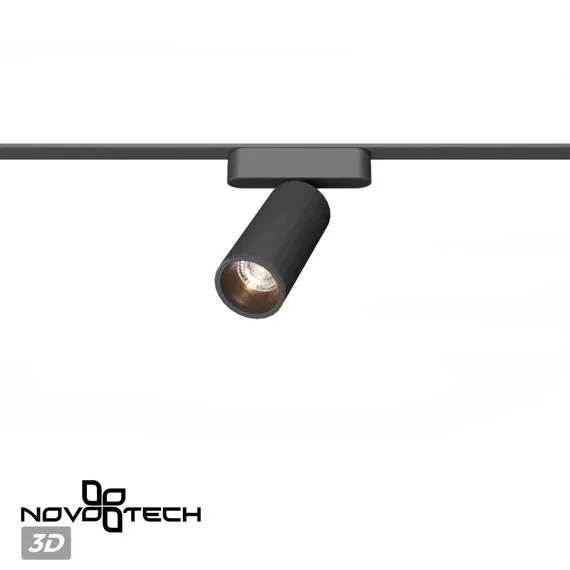 NOVOTECH 359258 SHINO NT23 049 черный Трековый светильник для низковольтного шинопровода IP20 LED 12W 48V 1020Лм 3000К SMAL, изображение 5