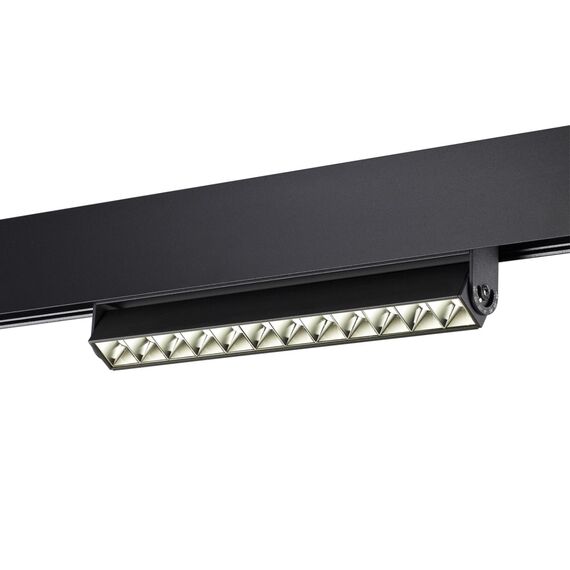 NOVOTECH 358543 SHINO NT21 072 черный Трековый светильник для низковольного шинопровода IP20 LED 4000K 12W 48V FLUM, изображение 4