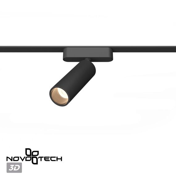 NOVOTECH 359256 SHINO NT23 049 черный Трековый светильник для низковольтного шинопровода IP20 LED 15W 48V 1275Лм 3000К SMAL, изображение 5