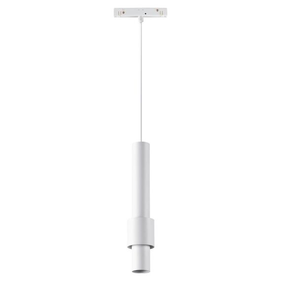 NOVOTECH 358552 SHINO NT21 049 белый Трековый светильник для низков. шинопровода, длина провода 1м IP20 LED 4000K 12W 48V FLUM