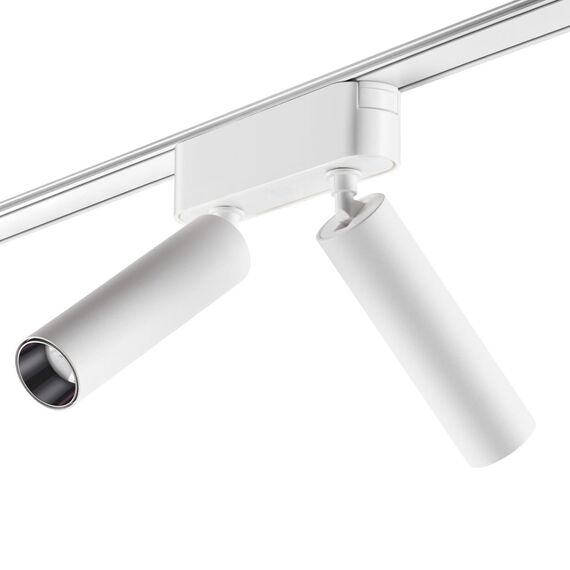 NOVOTECH 359087 SHINO NT23 048 белый Трековый светильник для низков. шинопровода IP20 LED 4000K 2*7W 48V 1260Лм SMAL, изображение 4