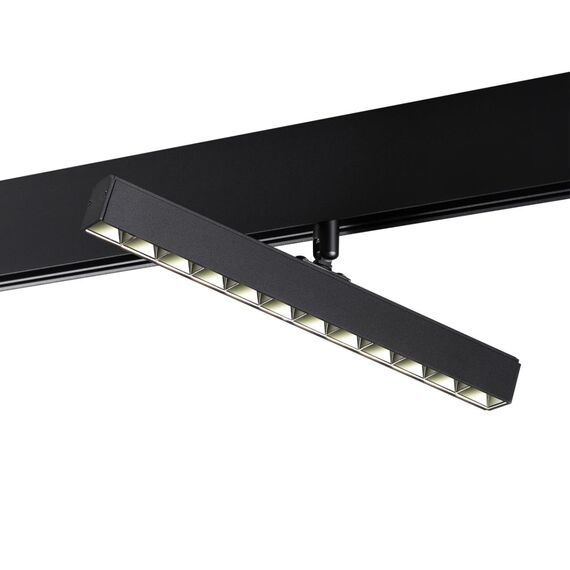 NOVOTECH 358610 SHINO NT21 045 черный Трековый светильник для низковольного шинопровода IP20 LED 4000K 12W 48V FLUM, изображение 4