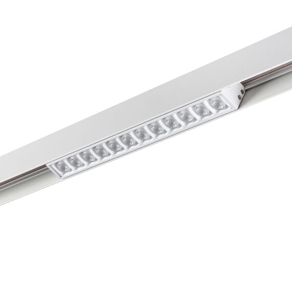 NOVOTECH 358621 SHINO NT21 064 белый Трековый низковольтный Светильник диммируемый с ДУ, со сменой цв.температуры IP20 LED 3000~6500К 12W 48V FLUM, изображение 7