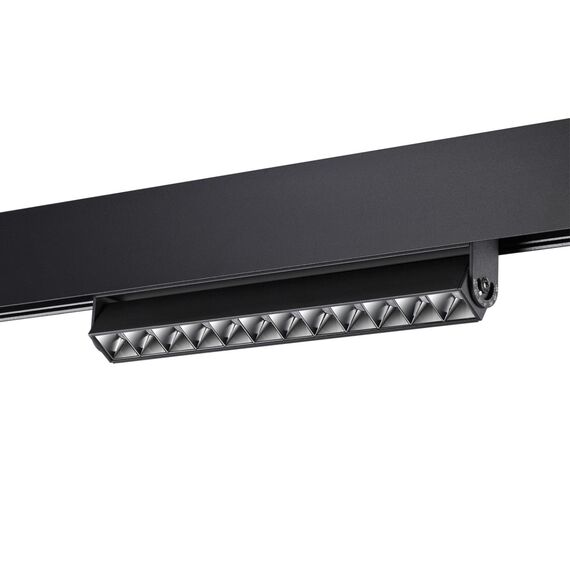 NOVOTECH 358543 SHINO NT21 072 черный Трековый светильник для низковольного шинопровода IP20 LED 4000K 12W 48V FLUM, изображение 6
