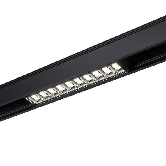 NOVOTECH 358524 SHINO NT21 082 черный Трековый светильник для низковольного шинопровода IP20 LED 4000K 20W 48V KIT, изображение 4