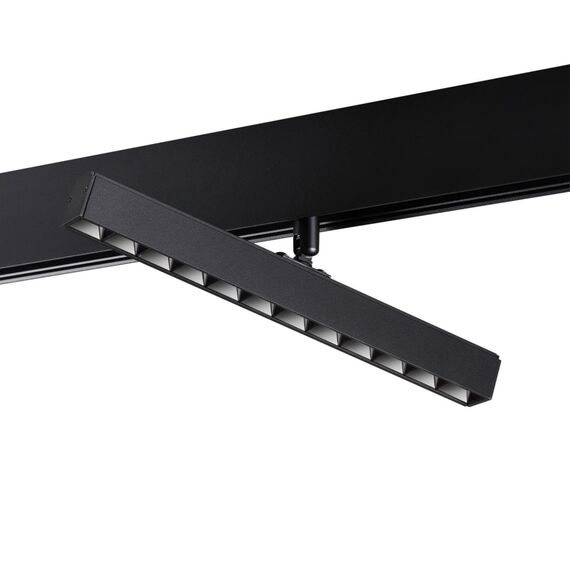 NOVOTECH 358610 SHINO NT21 045 черный Трековый светильник для низковольного шинопровода IP20 LED 4000K 12W 48V FLUM, изображение 6