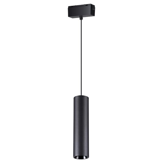 NOVOTECH 358530 SHINO NT21 083 черный Трековый светильник для низковольного шинопровода, длина провода 1м IP20 LED 4000K 15W 48V KIT