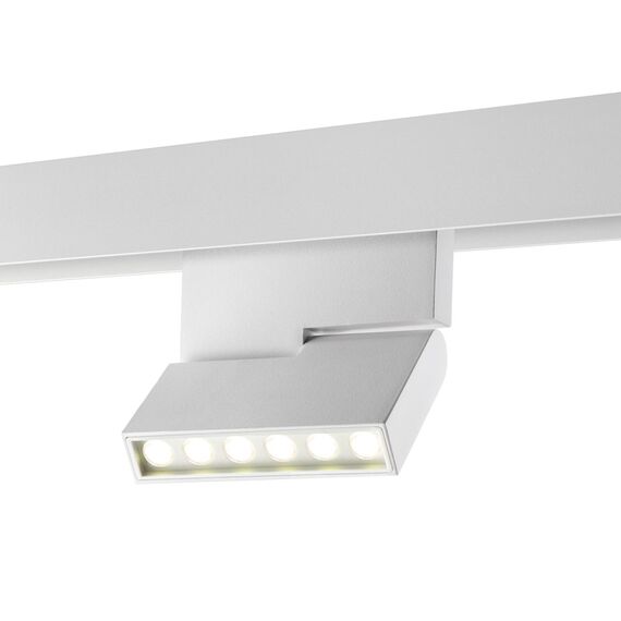 NOVOTECH 358627 SHINO NT21 065 белый Трековый низковольтный Светильник диммируемый с ДУ, со сменой цв.температуры IP20 LED 3000~6500К 12W 48V FLUM, изображение 3