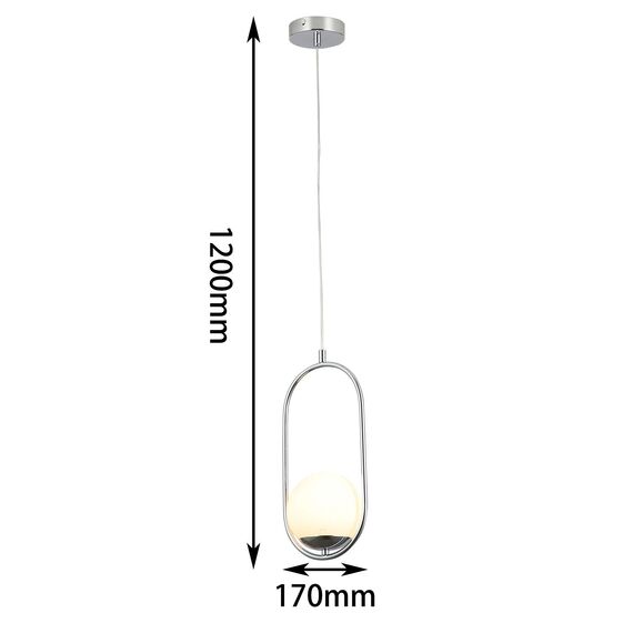 F-Promo 2914-1P, подвес, D170xH340/1200, 1xE27x60W, excluded, изображение 3