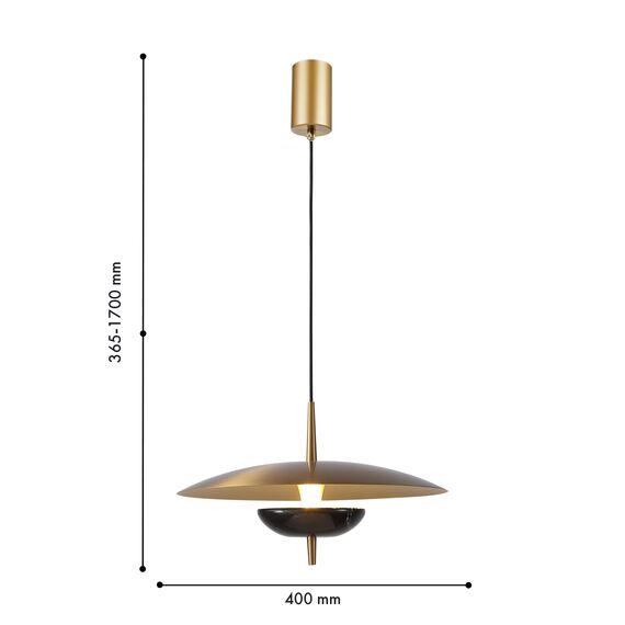 Favourite 4246-1P, подвес, D400xH365/1700, LEDx17W, 2740LM, 4000K, included, изображение 2