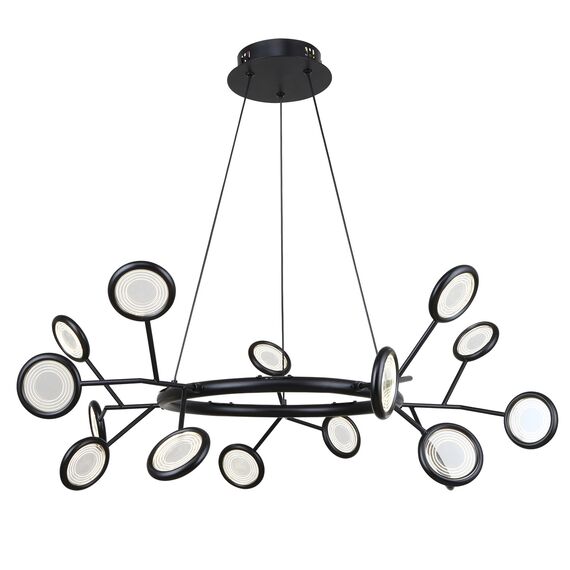 F-Promo 4252-15P, подвесная люстра, D740xH400/1100, 15xLEDx3W, 3825LM, 4000K, included
